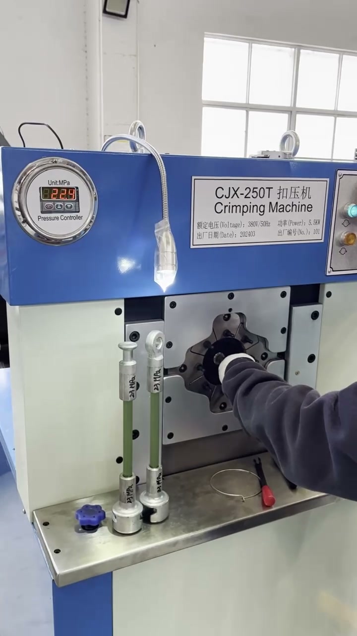 CJX-250T 实操，压力控制器、样件和送入动作同框（视频封面）